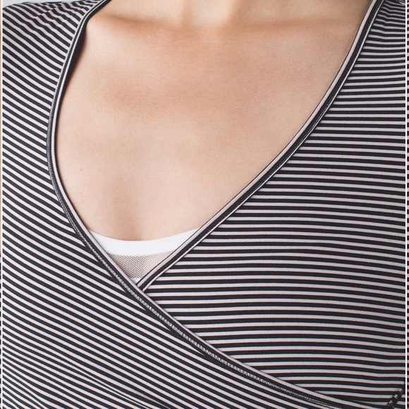 LULULEMON Sunset Salutation Long Sleeve Wrap Top 6 - Picture 5 of 8